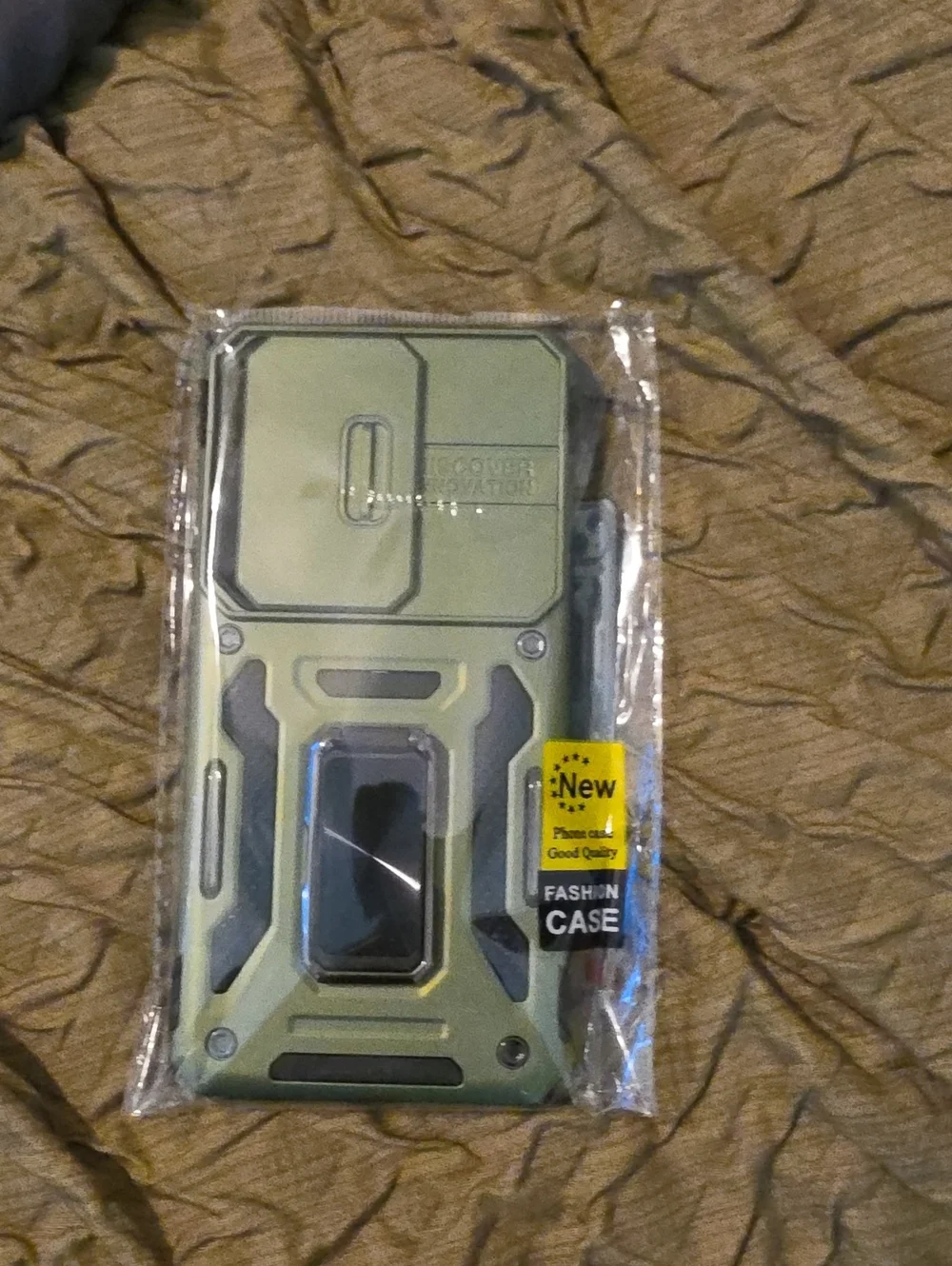 Samsung Galaxy S26 Rugged Green Phone Case with Kickstand - Not For S26 Ultra